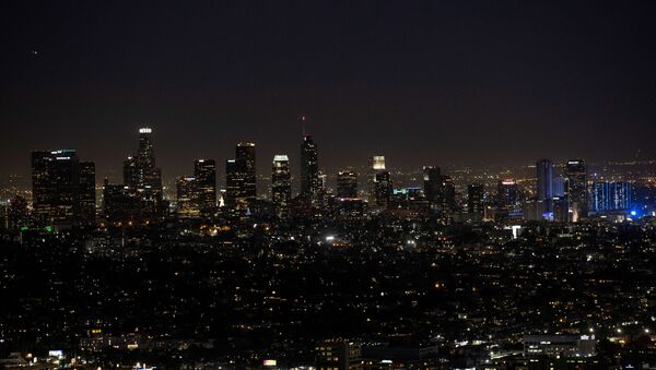 A view of the downtown skyline from Griffith Observatory during a partial lockdown amid the outbreak of the coronavirus disease (COVID-19), in Los Angeles, California, U.S., December 7, 2020. - Sputnik International