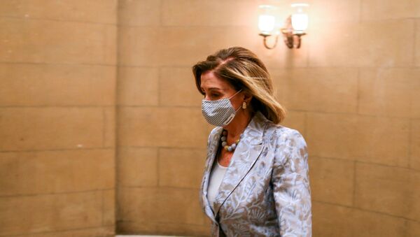 Speaker of the House Nancy Pelosi (D-CA) walks to the House chamber in the U.S. Capitol in Washington, DC, U.S., January 3, 2021.  - Sputnik International