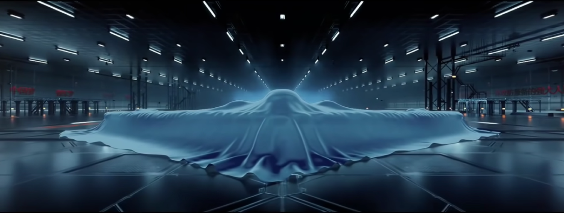 A teased image of China's forthcoming H-20 stealth bomber taken from a People's Liberation Army Air Force promotional video - Sputnik International, 1920, 02.12.2022