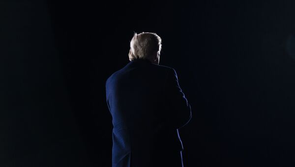 President Donald Trump walks off stage after speaking during a campaign rally for Sen. Kelly Loeffler, R-Ga., and Sen. David Perdue, R-Ga., at Dalton Regional Airport, 4 January 2021, in Dalton, Georgia - Sputnik International