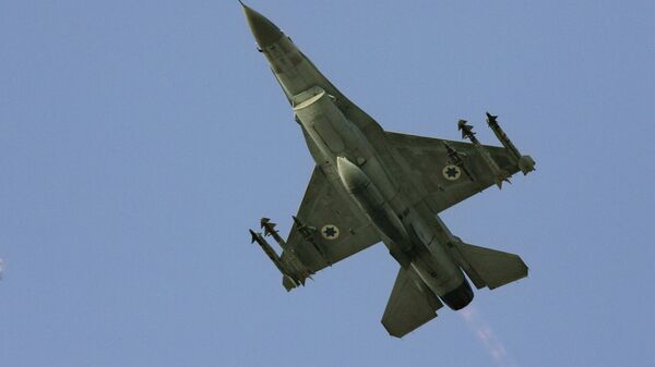 In this Sunday, 16 July 2006 file photo, an Israeli F-16 warplane takes off for a mission in Lebanon from an air force base in northern Israel. - Sputnik International