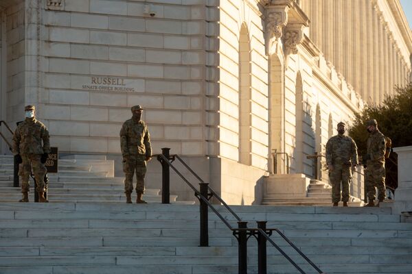 Security Measures in Washington Following Capitol Hill Chaos - Sputnik International