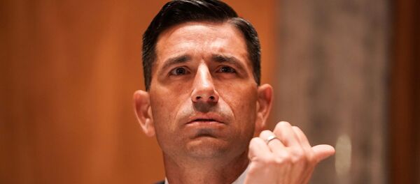 Acting Secretary of Homeland Security Chad Wolf is seen before he testifies before the Senate Homeland Security and Governmental Affairs Committee during his confirmation hearing on Capitol Hill in Washington, U.S., September 23, 2020 - Sputnik International