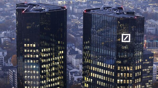 FILE - In this Nov. 13, 2012 file photo, the headquarters of Deutsche Bank is photographed in Frankfurt, Germany - Sputnik International