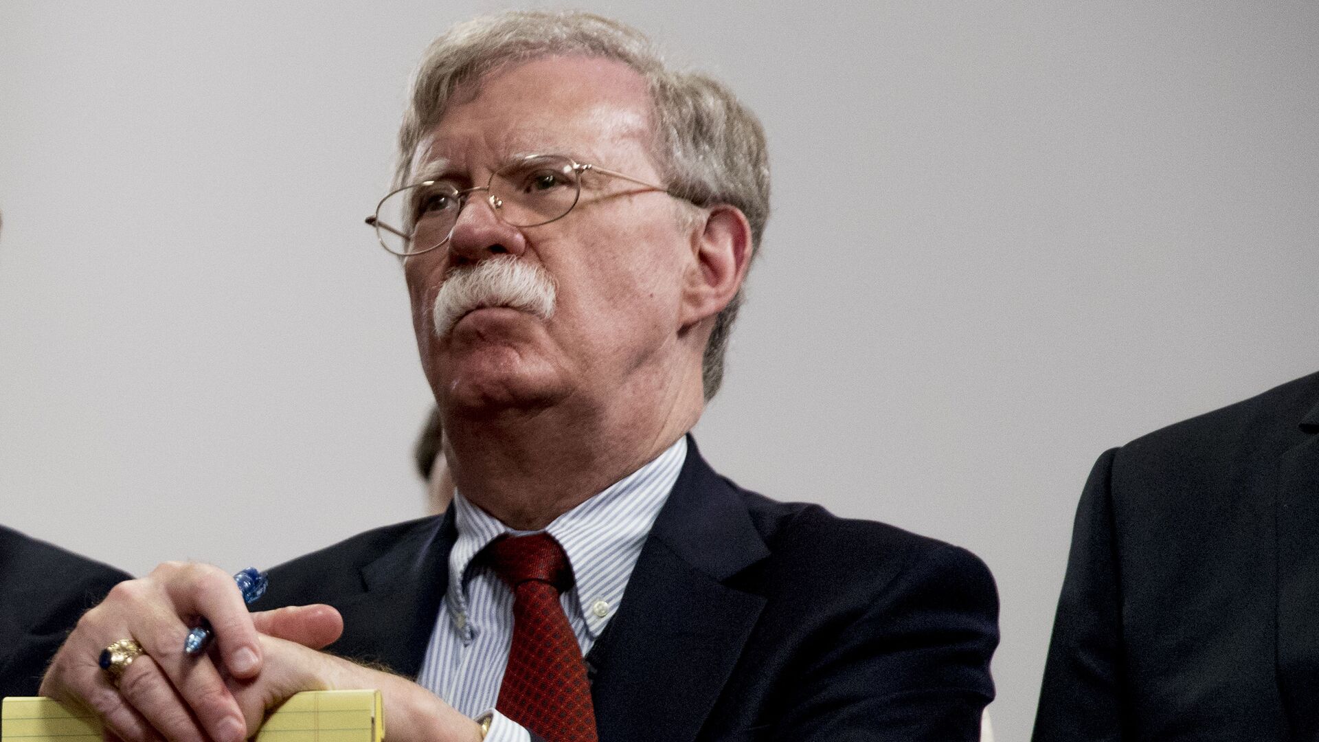 National Security Adviser John Bolton attends a meeting with President Donald Trump as he meets with Indian Prime Minister Narendra Modi at the G-7 summit in Biarritz, France, Monday, Aug. 26, 2019 - Sputnik International, 1920, 16.04.2021