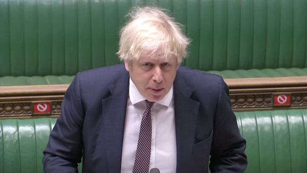 British PM Johnson takes questions at parliament in London - Sputnik International