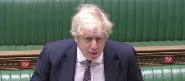 British PM Johnson takes questions at parliament in London - Sputnik International
