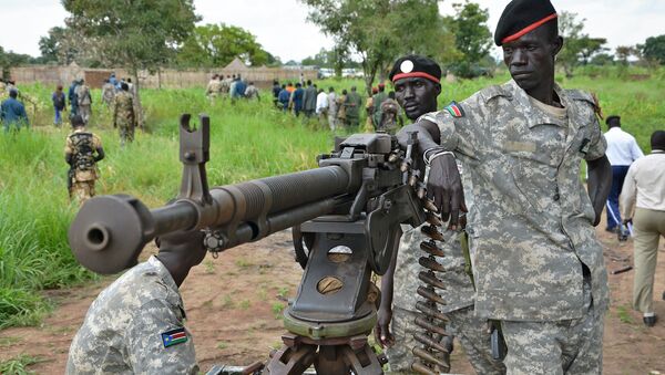 South Sudanese SPLA soldiers are pictured in Pageri in Eastern Equatoria state (File) - Sputnik International