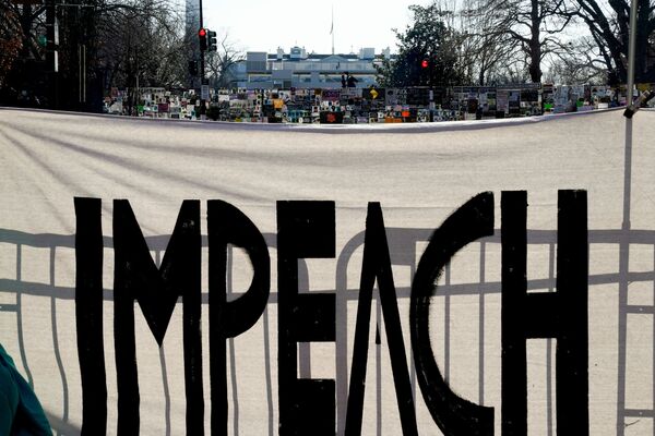 Trump Becomes First US President to Be Impeached Twice After US House Vote Trump Becomes First US President to Be Impeached Twice After US House Vote - Sputnik International