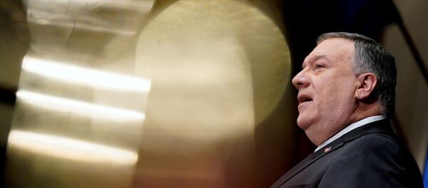 Secretary of State Mike Pompeo speaks at the National Press Club in Washington, DC, U.S., January 12, 2021 Secretary of State Mike Pompeo speaks at the National Press Club in Washington, DC, U.S., January 12, 2021 - Sputnik International