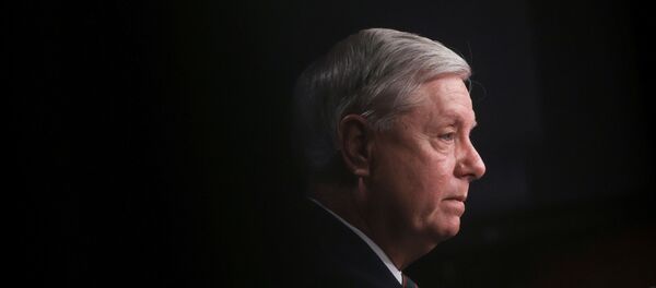 U.S. Senator Lindsey Graham (R-SC) attends a news conference a day after supporters of U.S. President Donald Trump occupied the Capitol building, in Washington, U.S. January 7, 2021 U.S. Senator Lindsey Graham (R-SC) attends a news conference a day after supporters of U.S. President Donald Trump occupied the Capitol building, in Washington, U.S. January 7, 2021 - Sputnik International