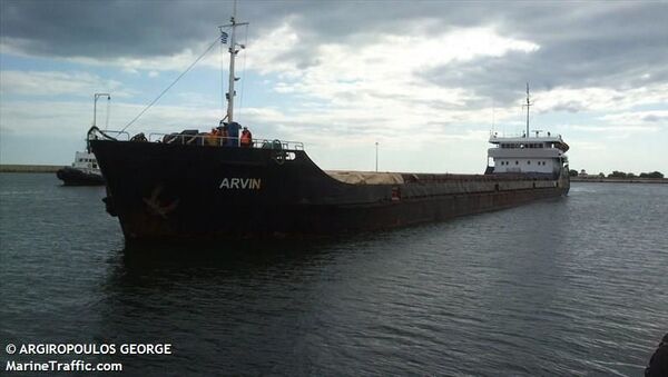 Arvin, the dry cargo vessel reported to have sunk in the Black Sea off the coast of Turkey on 17 January, 2020. - Sputnik International