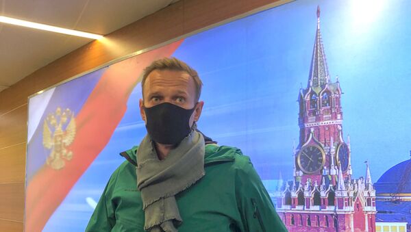 Russian opposition leader Alexei Navalny arrives in Moscow - Sputnik International
