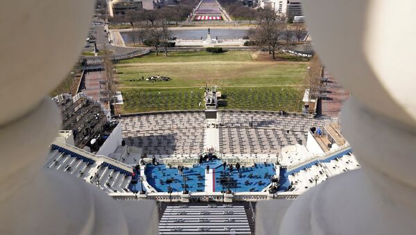 FILE PHOTO: A view of the stage ahead of the 59th Presidential Inauguration on Capitol Hill in Washington, DC, US January 19, 2021 - Sputnik International