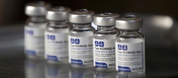 Empty vials of the Sputnik V (Gam-COVID-Vac) vaccine are pictured at the San Martin hospital, in La Plata, on the outskirts of Buenos Aires, Argentina January 18, 2021 - Sputnik International