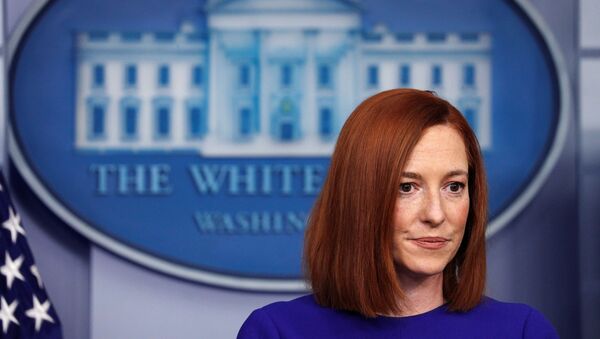 White House Press Secretary Jen Psaki speaks in the James S Brady Press Briefing Room at the White House, after the inauguration of Joe Biden as the 46th President of the United States, U.S., January 20, 2021. - Sputnik International