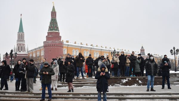 Navalny's supporters in Moscow - Sputnik International