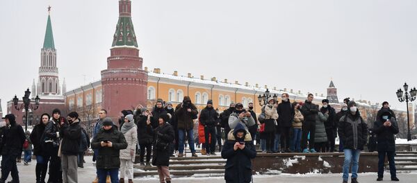 Navalny's supporters in Moscow - Sputnik International