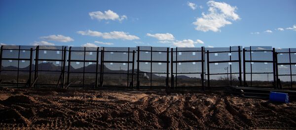 Border wall under construction is seen abandoned after U.S. President Joe Biden signed an executive order halting construction of the U.S.-Mexico border wall, in Sunland Park, New Mexico U.S., January 22, 2021. - Sputnik International