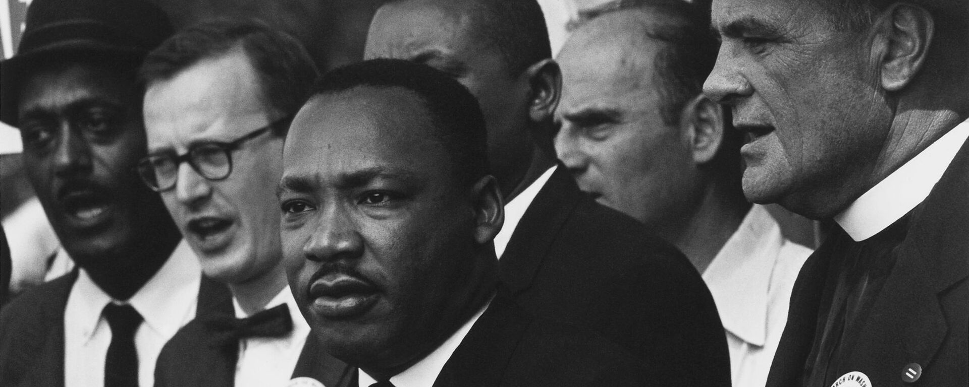 Martin Luther King Jr. during the 1963 March on Washington for Jobs and Freedom, during which he delivered his historic I Have a Dream speech, calling for an end to racism. - Sputnik International, 1920, 16.01.2023