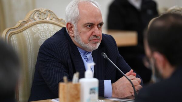 Iran's Foreign Minister Mohammad Javad Zarif attends a meeting with Russia's Foreign Minister Sergei Lavrov in Moscow, Russia January 26, 2021 - Sputnik International