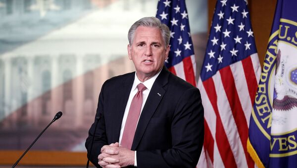 House Republican Leader Kevin McCarthy holds news conference on Capitol Hill in Washington - Sputnik International