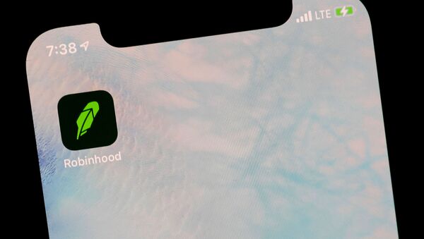 The Robinhood App is displayed on a screen in this photo illustration January 29, 2021 - Sputnik International
