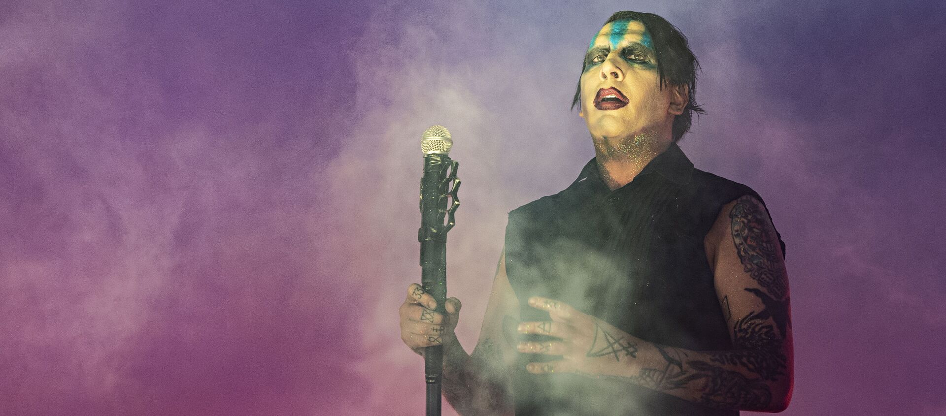 Marilyn Manson performs during Louder Than Life at Highland Festival Grounds at KY Expo Center on Sunday, Sept. 29, 2019, in Louisville, Ky. - Sputnik International, 1920, 11.02.2021