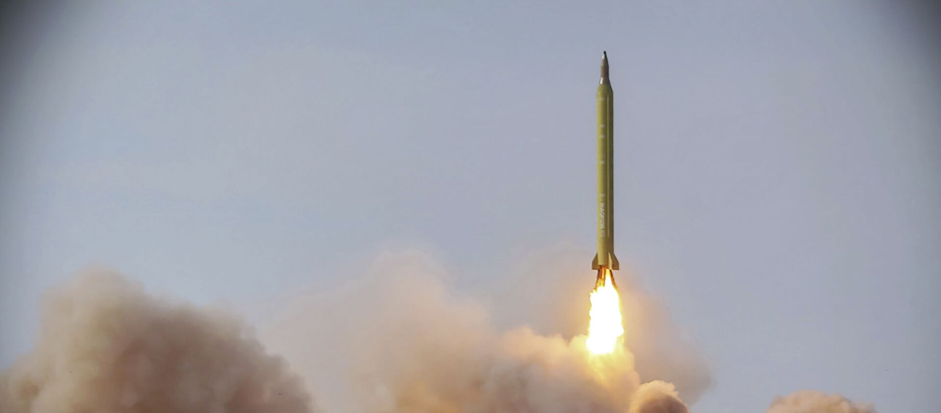 In this file photo released Jan. 16, 2021, by the Iranian Revolutionary Guard, a missile is launched in a drill in Iran. On Tuesday, Jan. 26, 2021, Iran warned the Biden administration that it will not have an indefinite time period to rejoin the 2015 nuclear deal between Tehran and world powers. - Sputnik International, 1920, 07.02.2021