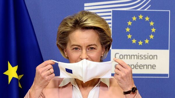 FILE PHOTO: European Commission President Von Der Leyen meets Moldova's President Sandu in Brussels - Sputnik International