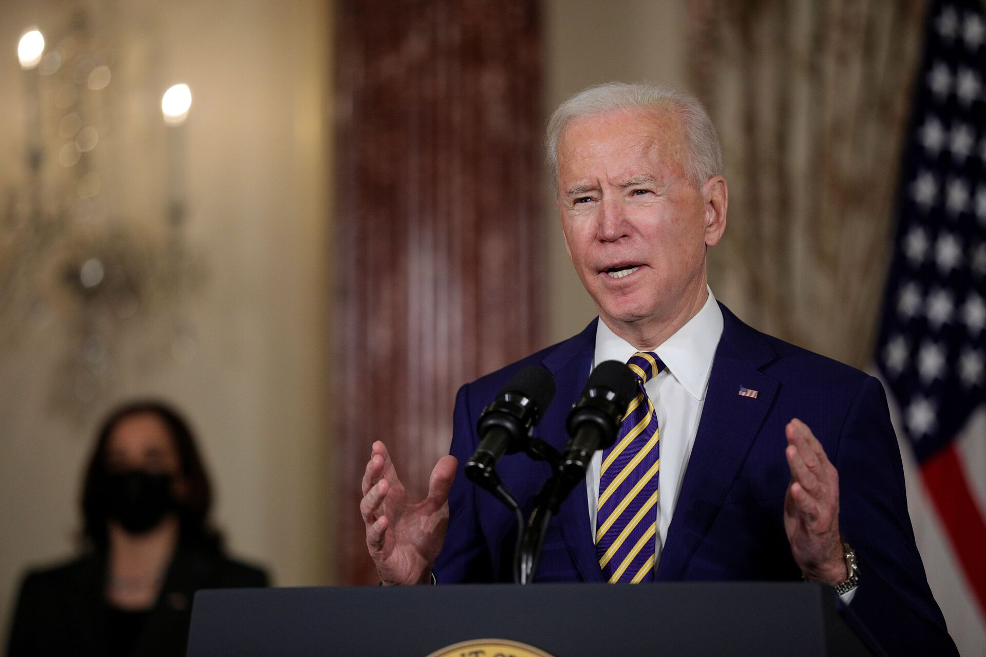 China Says Common Interests With US Bigger Than Differences in Wake of Biden's Foreign Policy Speech - Sputnik International, 1920, 05.02.2021