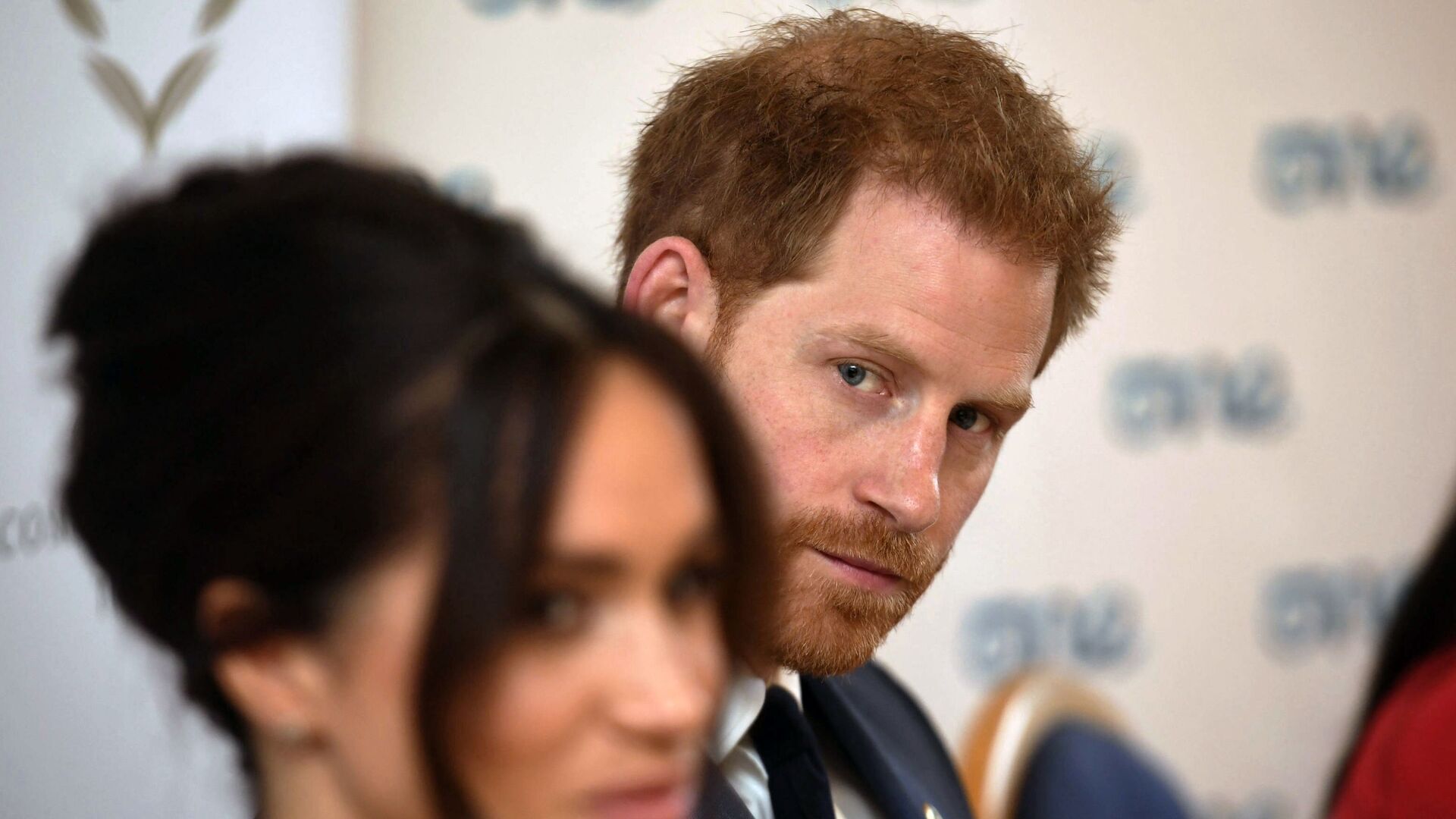 Britain's Prince Harry and Meghan Duchess of Sussex attend a roundtable discussion on gender equality at Windsor Castle in Windsor, England, Friday Oct. 25, 2019. - Sputnik International, 1920, 15.03.2021