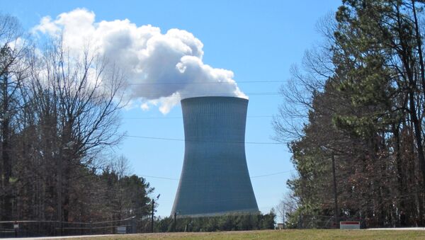 nuclear power plant smokestack  - Sputnik International