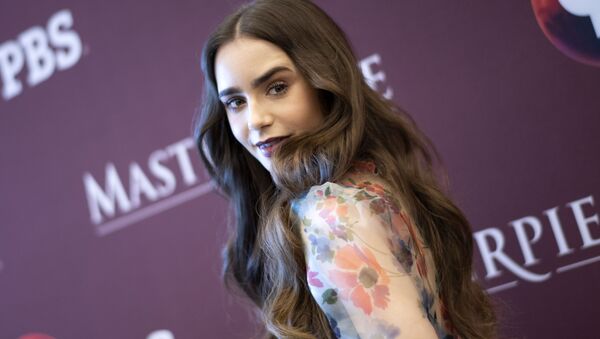 English-US actress Lily Collins attends the photo call for the PBS and BBC One television miniseries Les Miserables in Los Angeles on June 8, 2019 - Sputnik International