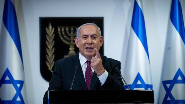 Israeli Prime Minister Benjamin Netanyahu delivers a speech at the Knesset (Israeli Parliament) in Jerusalem on December 22, 2020.  - Sputnik International