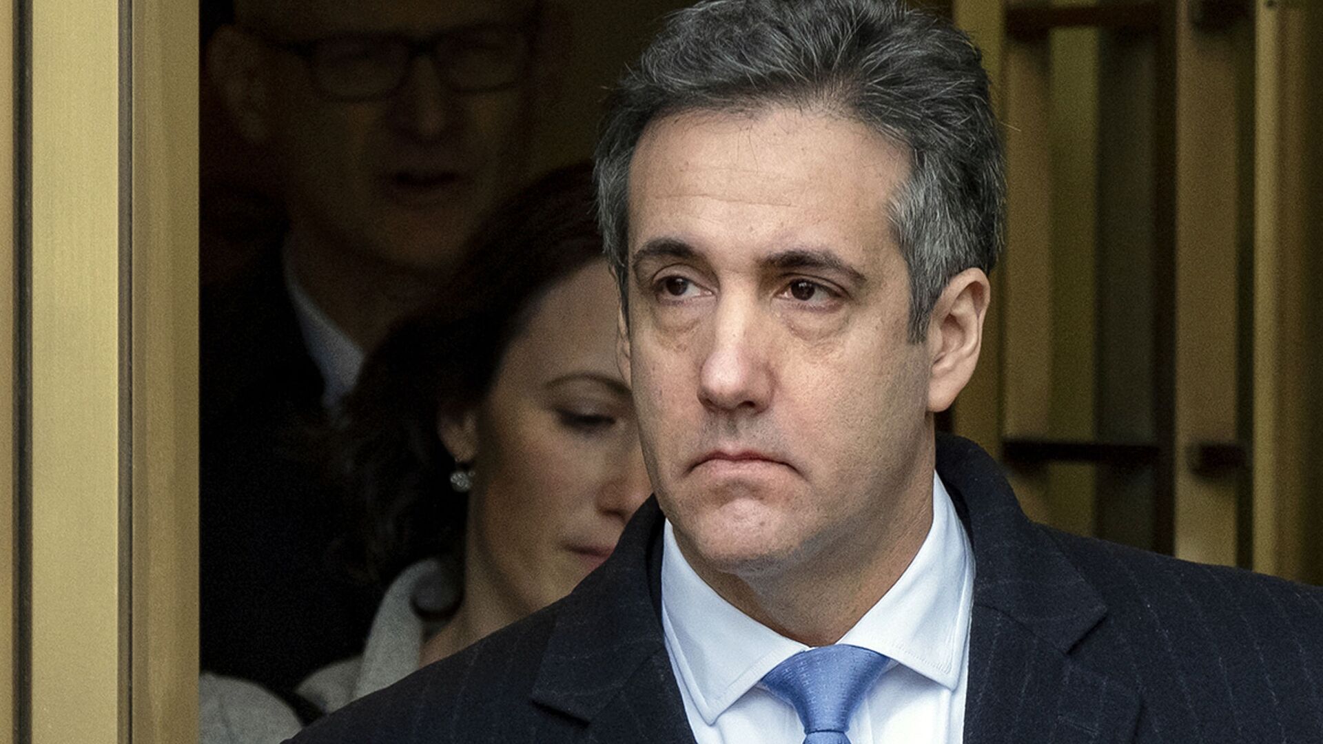 In this Dec. 12, 2018, file photo, Michael Cohen, President Donald Trump's former lawyer, leaves federal court after his sentencing in New York - Sputnik International, 1920, 13.11.2021