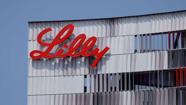Eli Lilly logo is shown on one of the company's offices in San Diego, California - Sputnik International