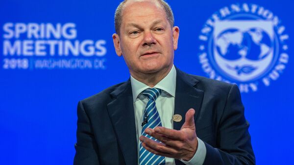 German Vice Chancellor and Finance Minister Olaf Scholz. File photo. - Sputnik International