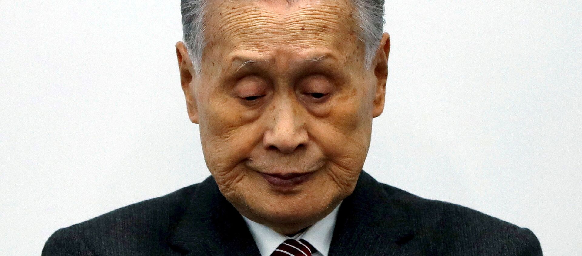 FILE PHOTO: Yoshiro Mori, President of the Tokyo 2020 Olympic Games Organising Committee, attends a news conference in Tokyo, Japan March 23, 2020 - Sputnik International, 1920, 12.02.2021