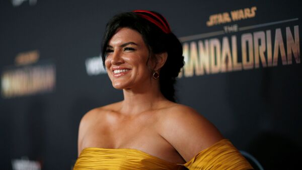 FILE PHOTO: Cast member Carano poses at the premiere for the television series The Mandalorian in Los Angeles - Sputnik International