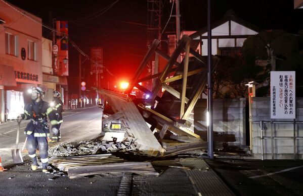 Two Major Earthquakes Wreak Havoc in Japan's Fukushima Prefecture - Sputnik International