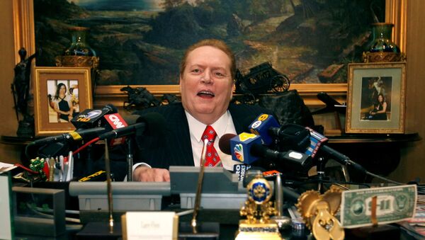 FILE PHOTO: Larry Flynt, head of Larry Flynt Publications, speaks to the media about the D.C. Madam sex scandal during news conference in Beverly Hills - Sputnik International