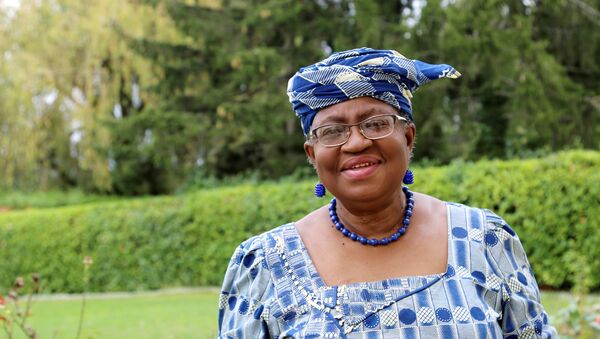 Ngozi Okonjo-Iweala poses outside a Nigerian diplomatic residence in Chambesy, near Geneva, Switzerland, September 29, 2020 - Sputnik International