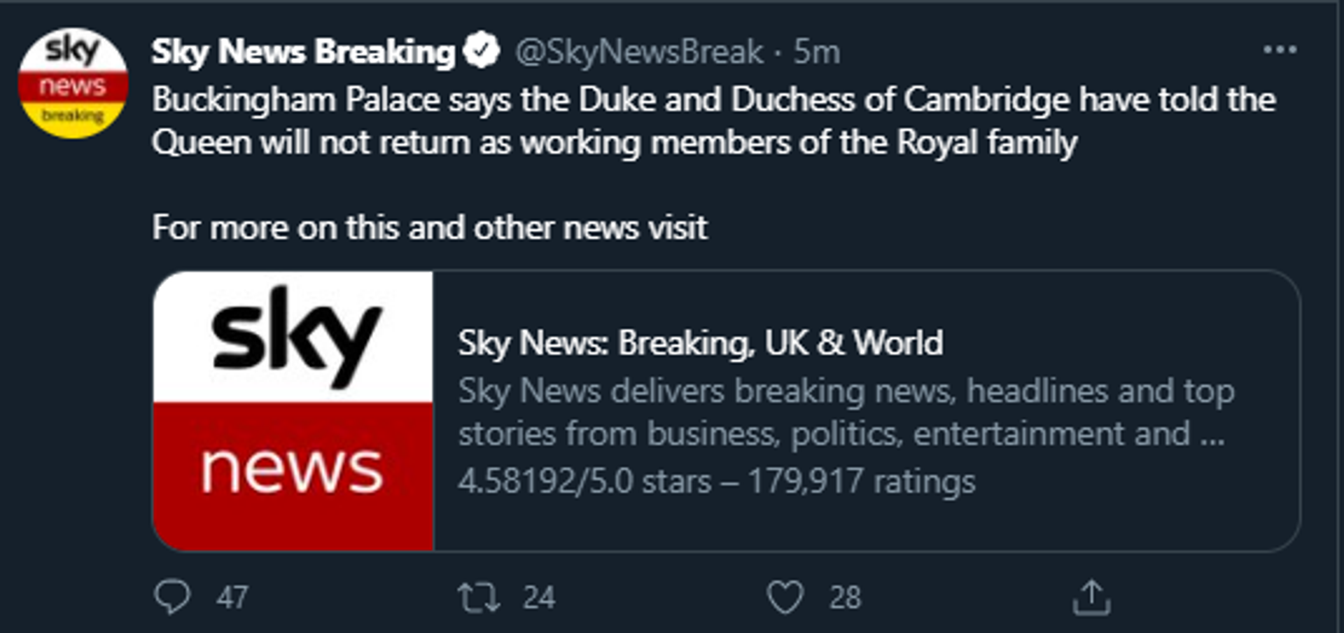 Royally Confused: 'Oops' Moment as Sky News Mistook Harry & Meghan For William & Kate - Sputnik International, 1920, 19.02.2021