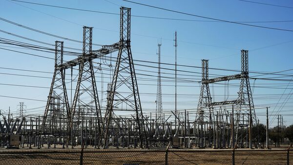 An electrical substation is seen after winter weather caused electricity blackouts in Houston, Texas, U.S. February 20, 2021.  - Sputnik International