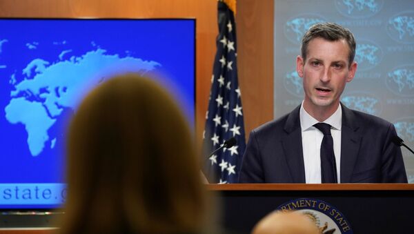 U.S. State Department Spokesman Ned Price speaks during a news briefing at the State Department in Washington - Sputnik International