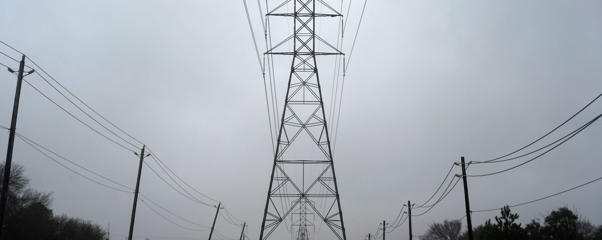 Power lines are seen after winter weather caused electricity blackouts in Houston, Texas, U.S. February 17, 2021 - Sputnik International, 1920, 14.06.2021
