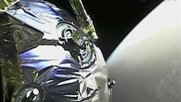 A view as Tianwen-1 probe enters the orbit of Mars in this screen grab obtained from a video on February 12, 2021 - Sputnik International