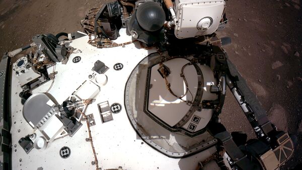 Марсоход NASA's Perseverance Mars Rover с инструментом PIXL  - Sputnik International