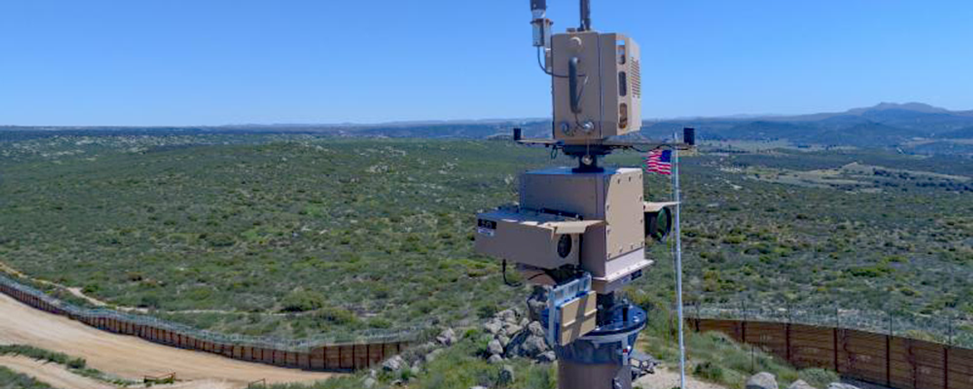 An autonomous surveillance tower along the US-Mexico Border. File photo. - Sputnik International, 1920, 25.02.2021